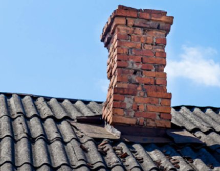 Old brick pipe